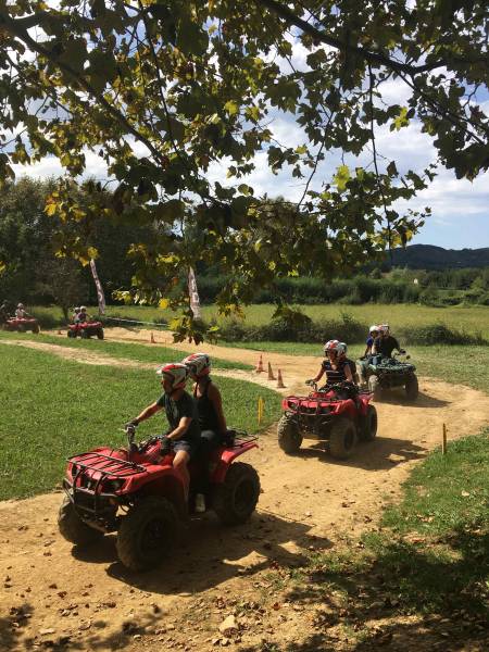quad dans la nature basque