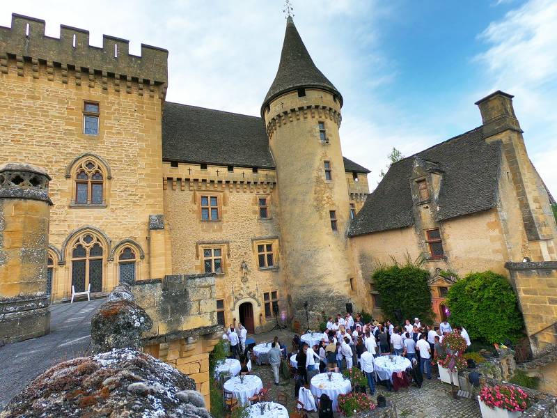 Soirée d'entreprise château Dordogne