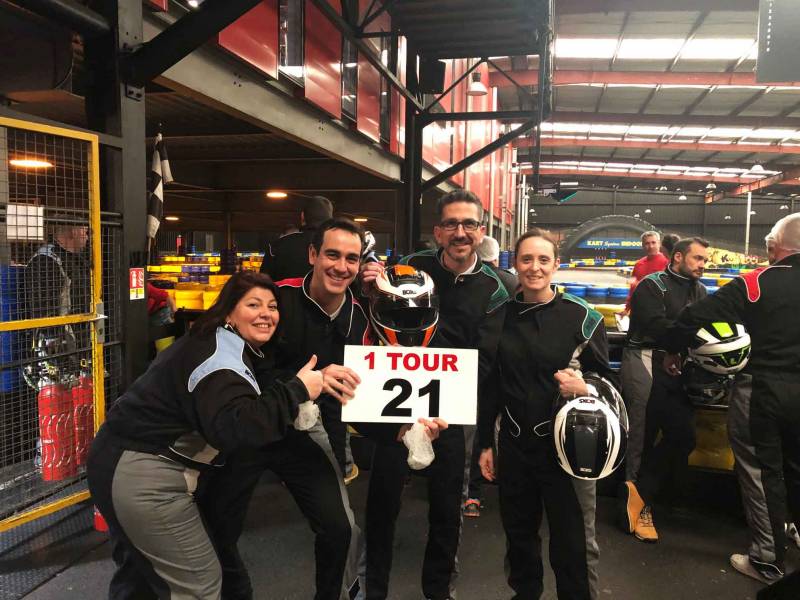 Team building karting Bordeaux