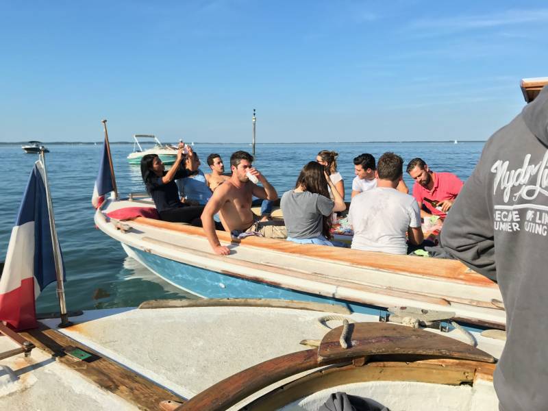 Activité incentive bateau pinasse Arcachon
