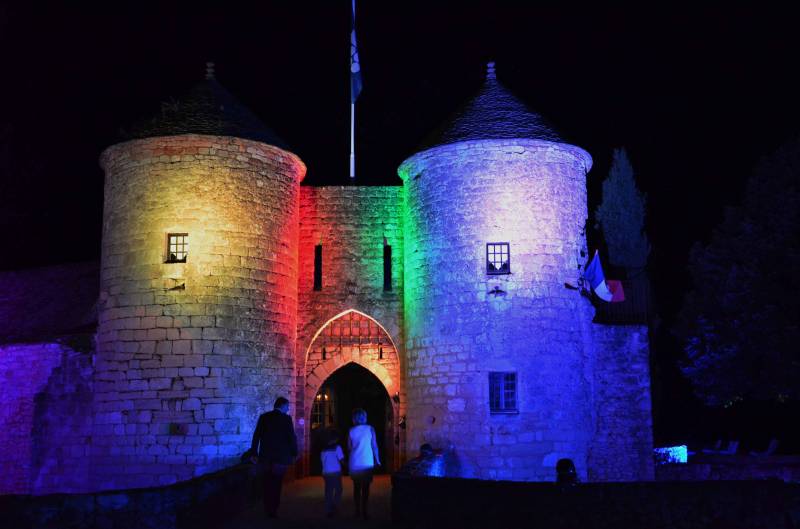 Mise en lumière château Dordogne