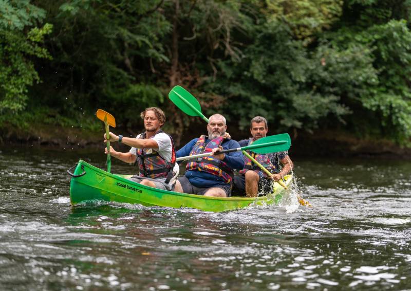 canoe sur la dordogne