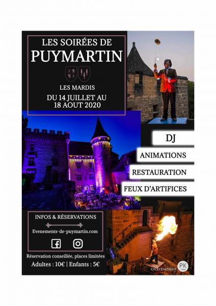 Peritrek Event présente - Les soirées de Puymartin - Un événement festif au cœur du Périgord