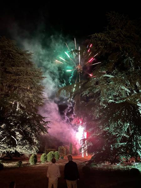 feu d'artifice soirée