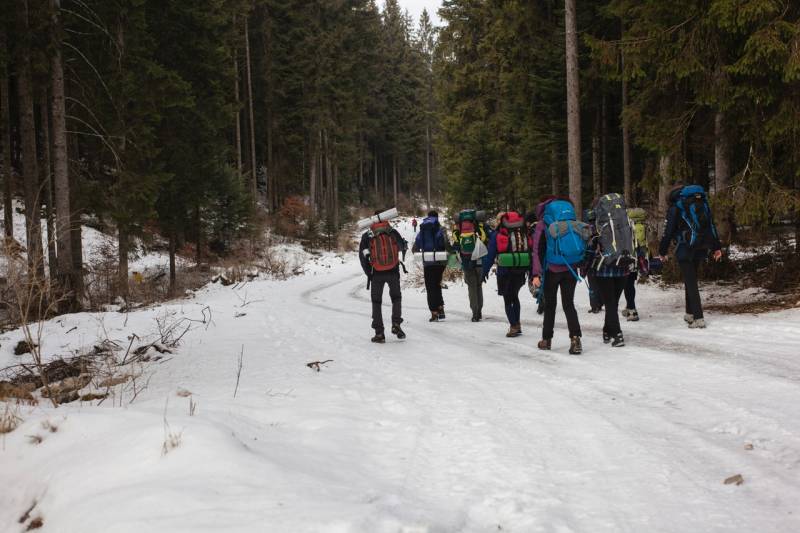 Randonnée ski en montagne
