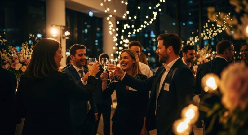 Soirée festive & musicale pour entreprises ou groupes – Une énergie maîtrisée pour célébrer avec élégance