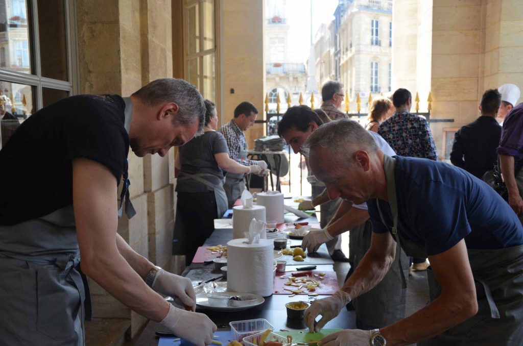 Séminaire avec un team building cuisine top chef et soirée cocktail à l’Opéra de Bordeaux